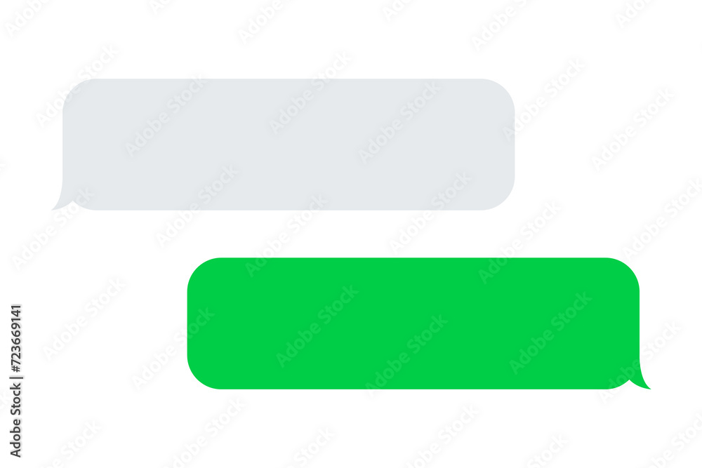 Message bubble chat conversation box. Vector illustration Message bubble chat conversation box. Vector illustration