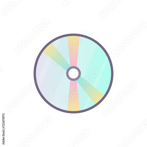 y2k interface, Icon, laserdisc DVD interface element