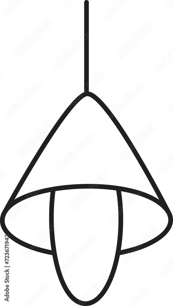 Pendant Lamp Doodle Icon
