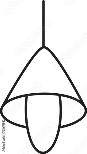 Pendant Lamp Doodle Icon 