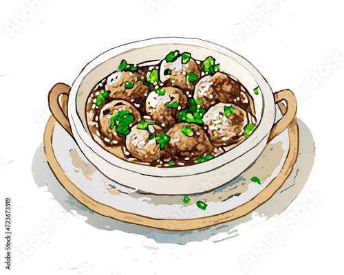 bakso indonesian meatball food