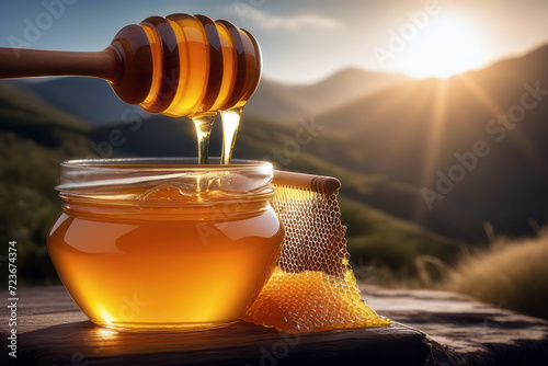 honey, generated by artificial intelligence