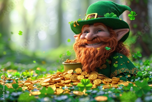 Leprechaun's Gold Rush: A Shamrock-Filled Adventure Generative AI