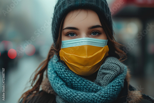 person wearing surgical mask