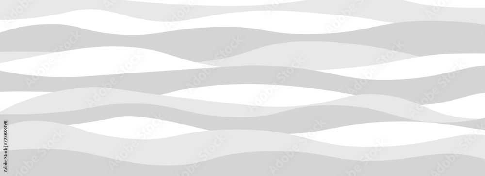 Geometric curve wave and stripes background. Horizontal lines wavy abstract shape with digital flowing presentation and creative vector banner