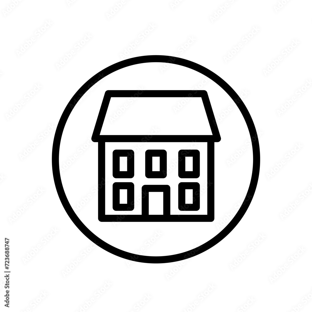 Homepage icon vector. House illustration sign. Home symbol. Building logo. Homepage icon vector. House illustration sign. Home symbol. Building logo.