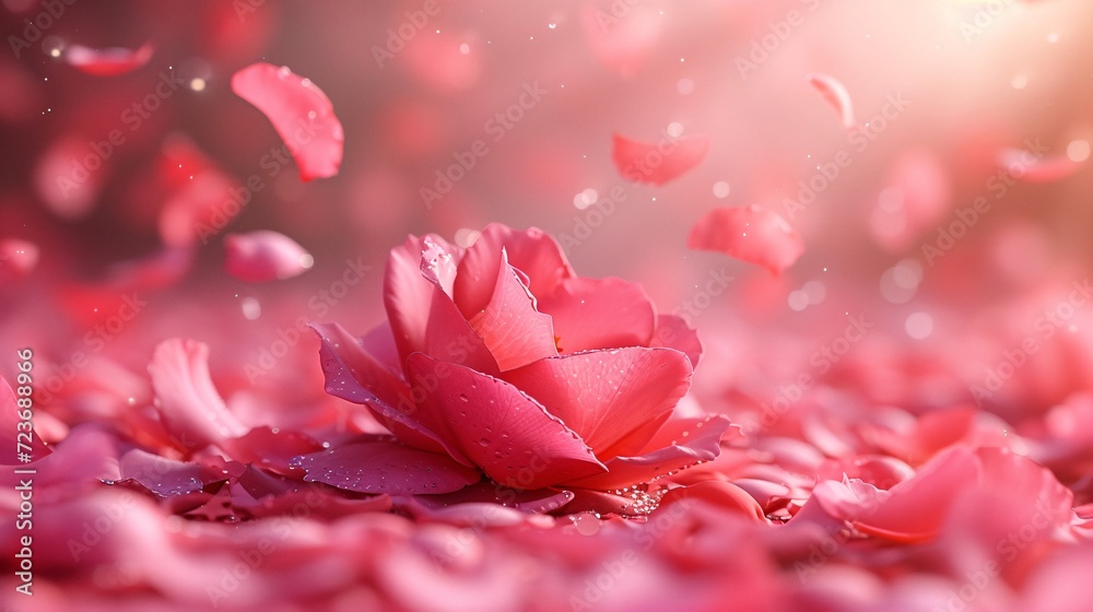 Pink Petals Falling in the Wind: A Beautiful and Ephemeral Moment Generative AI Pink Petals Falling in the Wind: A Beautiful and Ephemeral Moment Generative AI