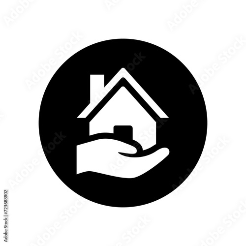 Homepage icon vector. House illustration sign. Home symbol. Building logo.