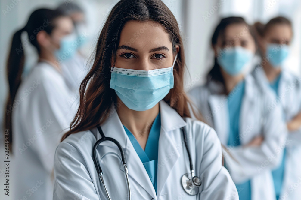 person wearing surgical mask person wearing surgical mask