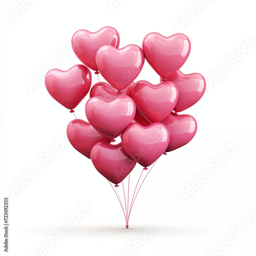 heart shaped balloons