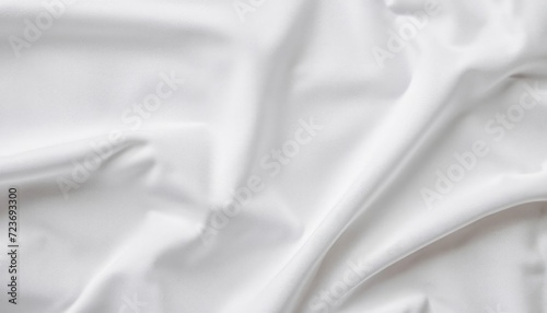 white fabric texture background, crumpled fabric background