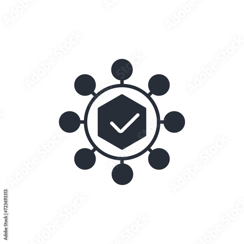 antioxidant icon. vector.Editable stroke.linear style sign for use web design,logo.Symbol illustration.