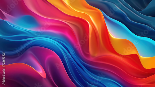 Abstract 3d wave wallpaper background