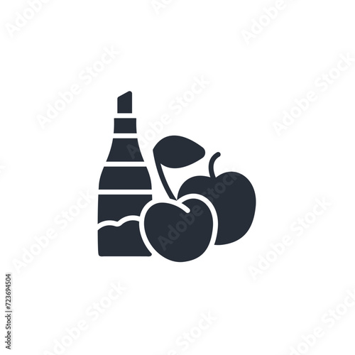 healthy fats icon. vector.Editable stroke.linear style sign for use web design,logo.Symbol illustration.
