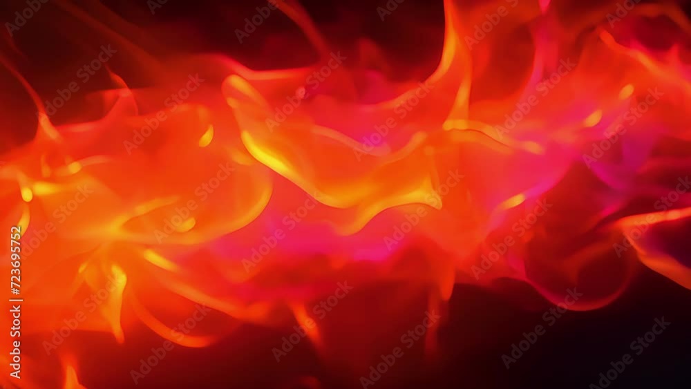 Fiery hues and dynamic shapes create a stunning visual display in this abstract fire dance full of grace and danger.