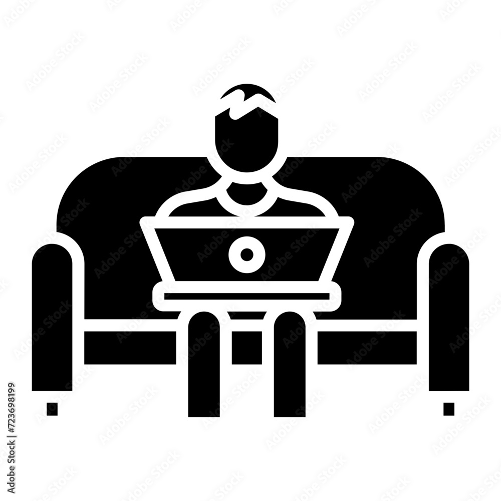 Working on Couch Icon Working on Couch Icon