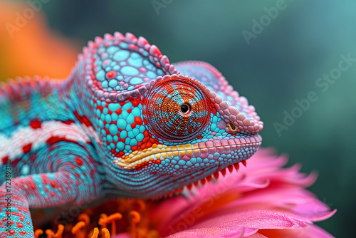 Beautiful chameleon in nature © Anna