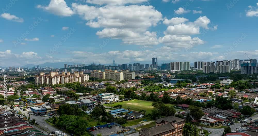 Hyper Lapse of KLCC Malaysia - from Puchong Hill. Hyper Lapse of KLCC Malaysia - from Puchong Hill.
