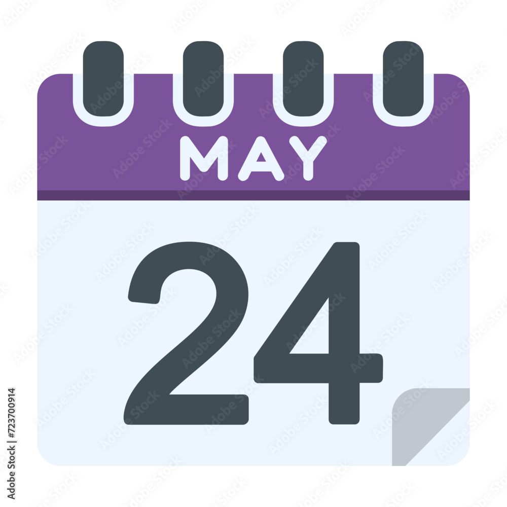 24 May Vector Icon Design 24 May Vector Icon Design