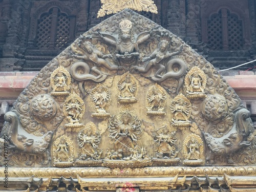 Five Deities from Mulchok Toran, Taleju temple, Patan photo