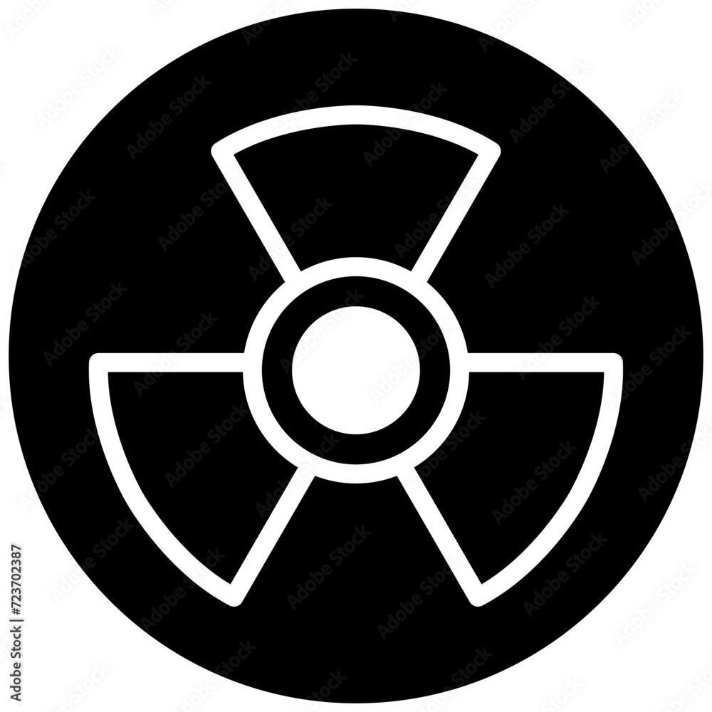 Fototapeta premium Nuclear Icon