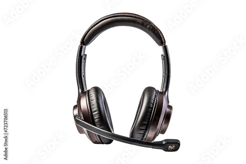 High Quality Headset Immersive Audio Isolated on transparent background