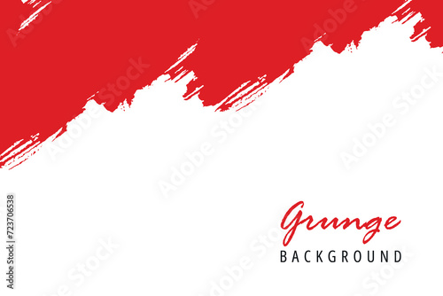White and red abstract grunge background.	