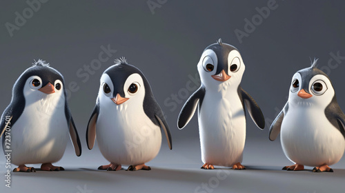 Cute Penguin Characters