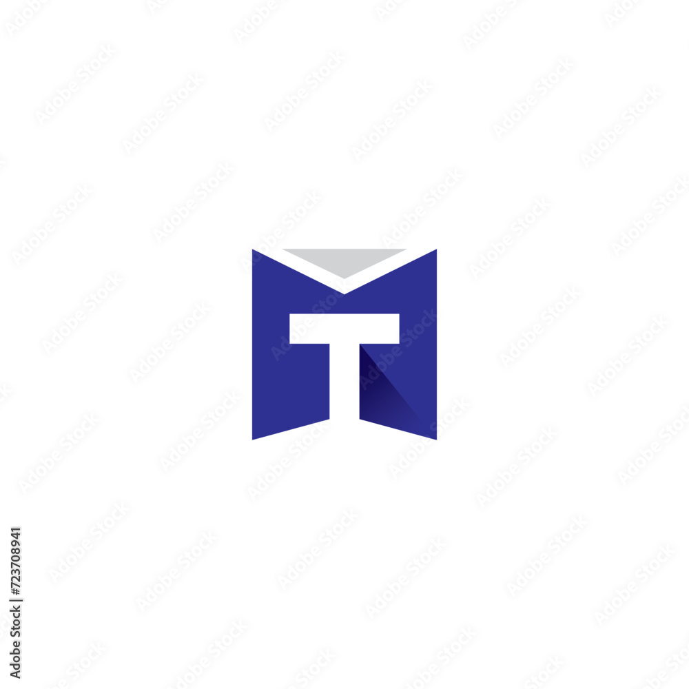 MT Logo Vector. Letter TM Initial Logo Design MT Logo Vector. Letter TM Initial Logo Design