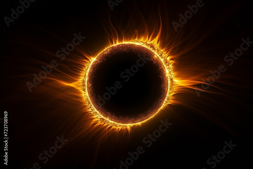 Beautiful solar eclipse