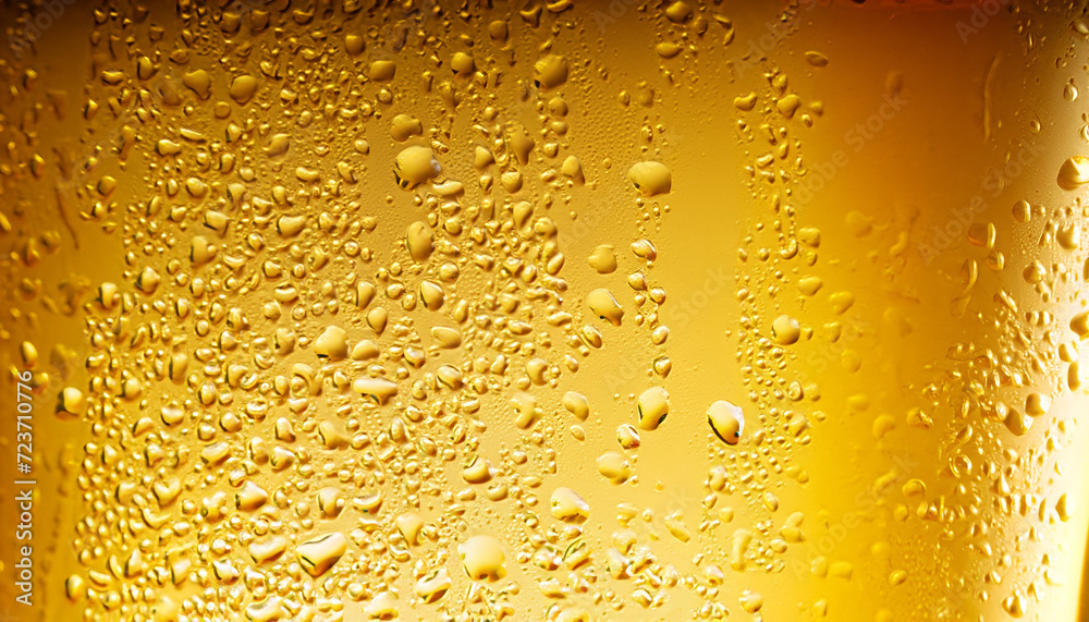 macro beer drink,Water drops background,Close up drops of a Ice Cold Pint of Beer- condensation. The background is clear with the emphasis on water drops on yellow-golden background. macro beer drink,Water drops background,Close up drops of a Ice Cold Pint of Beer- condensation. The background is clear with the emphasis on water drops on yellow-golden background.