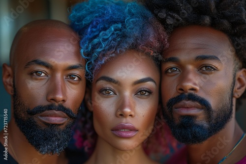 Purple Hair, Blue Eyes, and Black Beards: A Celebration of Diversity in the Hair and Beauty World Generative AI
