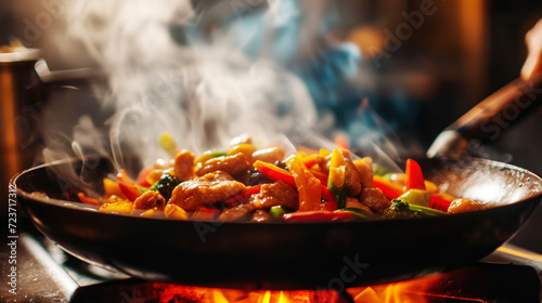Sizzling Wok Asian Culinary Delight