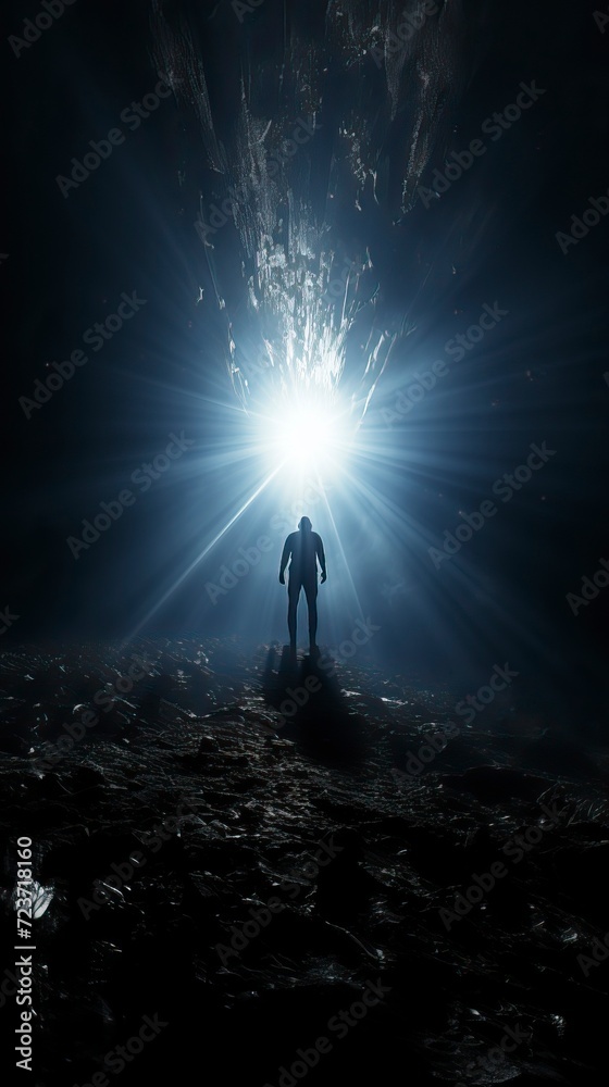Fototapeta premium Underwater Fantasy world Beauty of creatures, Underwater Beauty, Fantasy World 