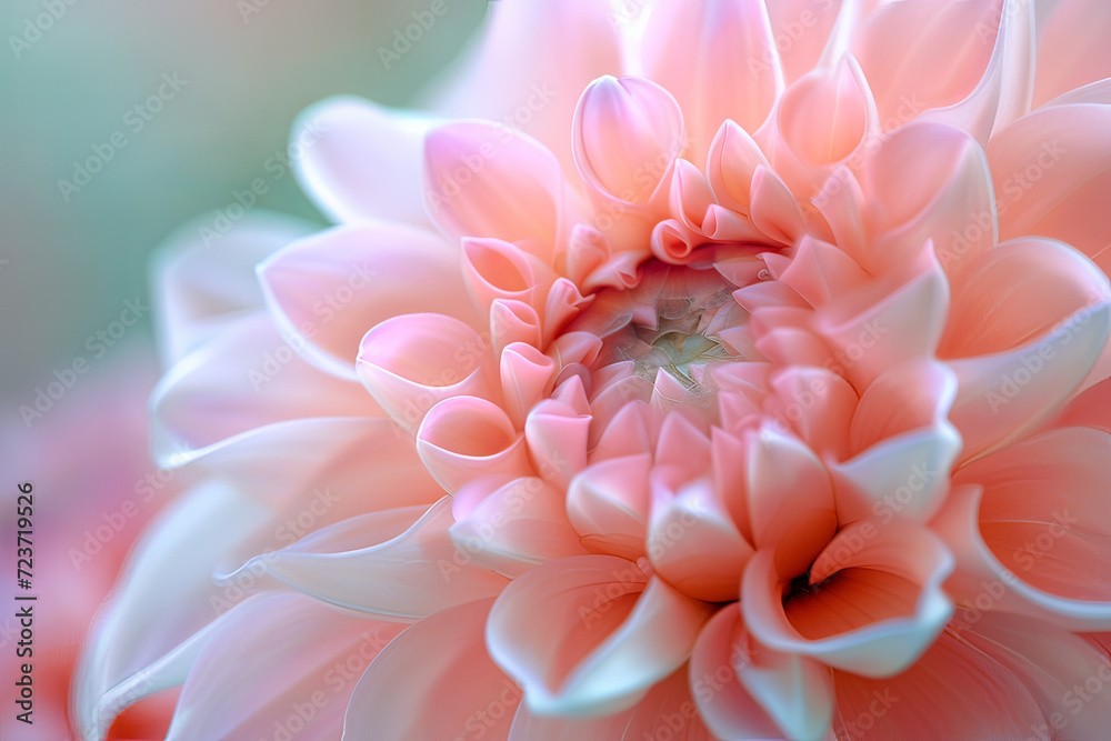 close up of pink flower