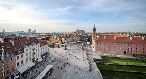 zentraler Marktplatz in Warschau