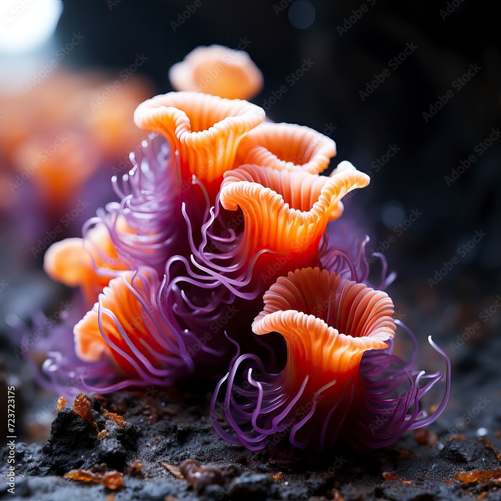 Obraz premium Underwater Fantasy world Beauty of creatures, Underwater Beauty, Fantasy World 
