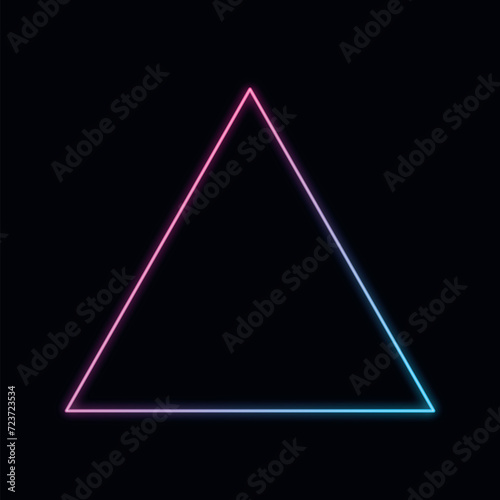 Neon triangle