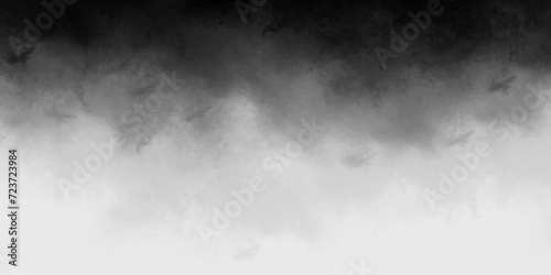 Black White soft abstract smoke swirls brush effect.design element before rainstorm.transparent smoke fog effect mist or smog.texture overlays isolated cloud backdrop design. 