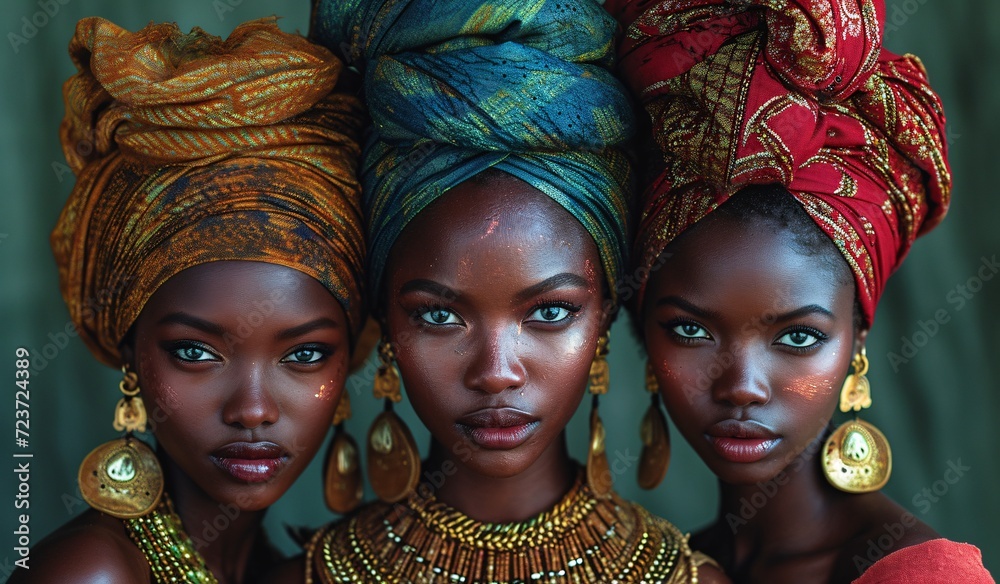 African Beauty: The Power of the Dreadlocks Generative AI