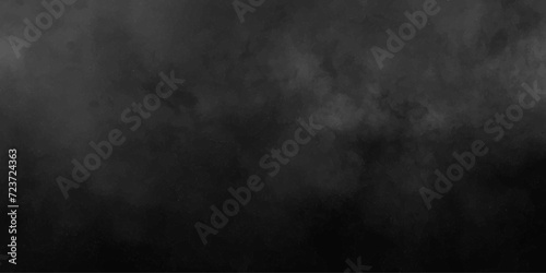 Obraz na plátně Black canvas element,hookah on realistic fog or mist fog effect soft abstract