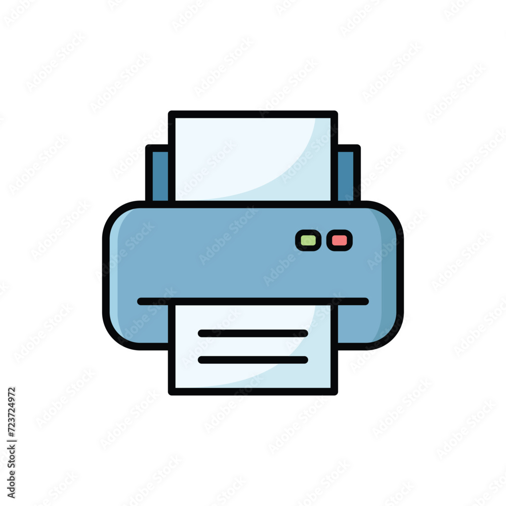 printer icon vector design template simple and clean printer icon vector design template simple and clean