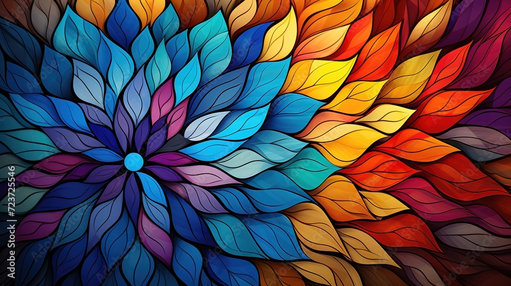 custom made wallpaper toronto digitalcolorful abstract radial geometric