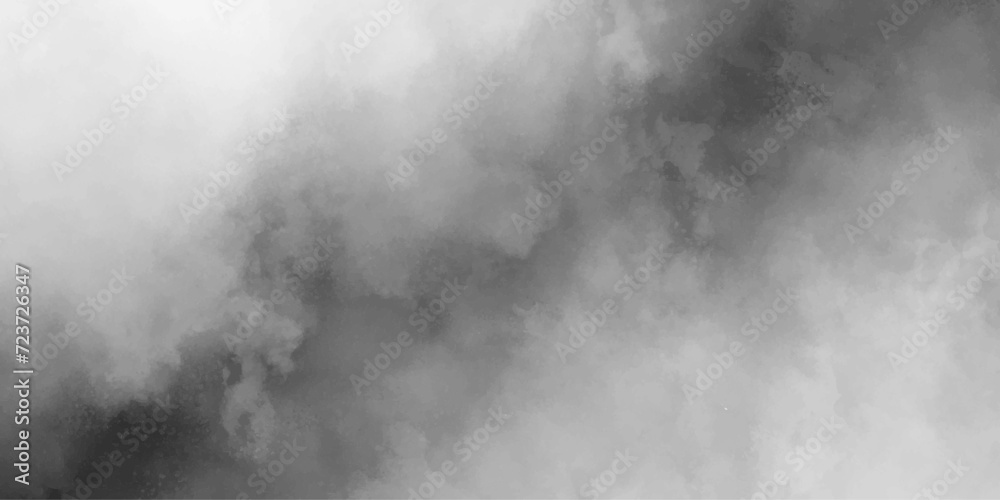 White Black realistic fog or mist design element,brush effect,mist or smog.gray rain cloud,smoke swirls.vector cloud canvas element.before rainstorm transparent smoke smoke exploding.
