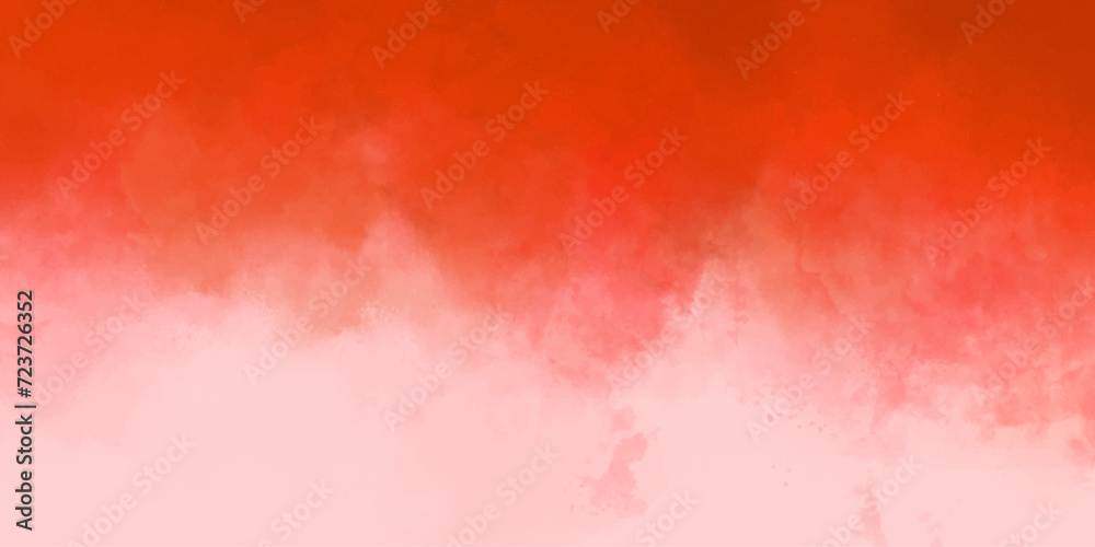 Red White transparent smoke sky with puffy smoky illustration design element.lens flare brush effect gray rain cloud smoke swirls.smoke exploding realistic fog or mist.canvas element.
