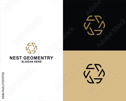 nest N logo geometry