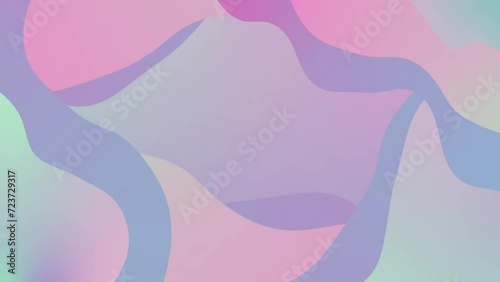 Animated pastel gradient color background photo