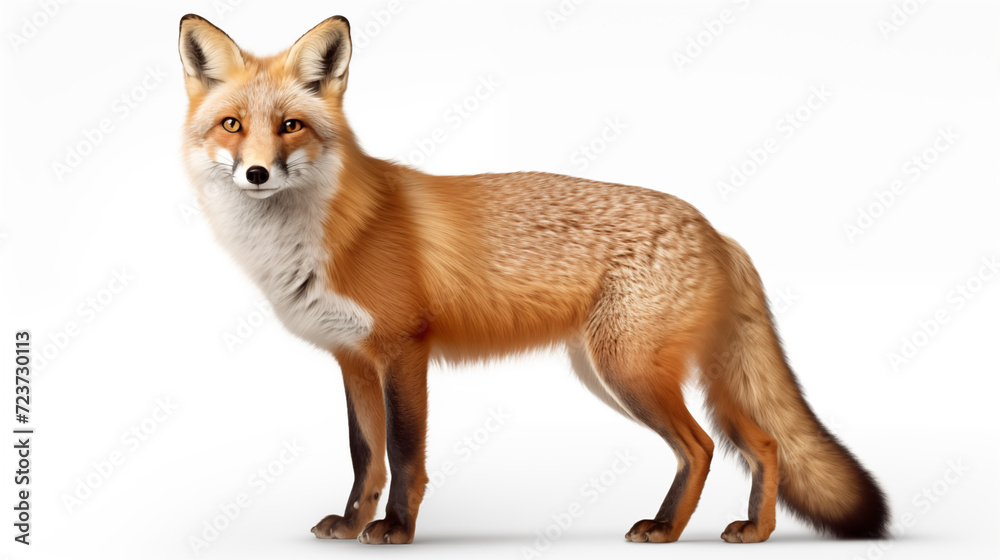 oxes on white background, they are small to medium-sized, omnivorous mammals
