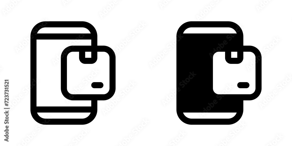 Editable package, tracking app, mobile phone vector icon. Shipping, delivery, e-commerce, logistics. Part of a big icon set family. Perfect for web and app interfaces, presentations, infographics, etc Editable package, tracking app, mobile phone vector icon. Shipping, delivery, e-commerce, logistics. Part of a big icon set family. Perfect for web and app interfaces, presentations, infographics, etc