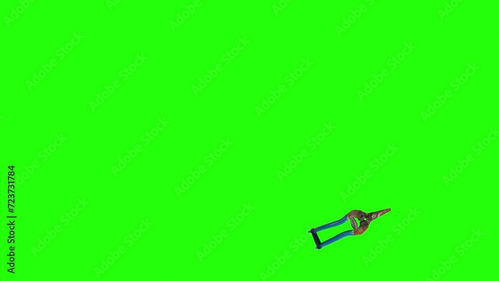 Animated Scissor cutting and moving on the green screen chroma key Animated Scissor cutting and moving on the green screen chroma key